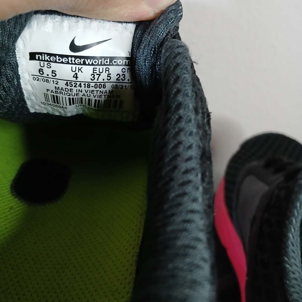 NIKE WOMEN'S LUNARFLY 2 BLACK ANTHARCITE Size 6.5 452418-006 SH2 - Picture 6 of 10